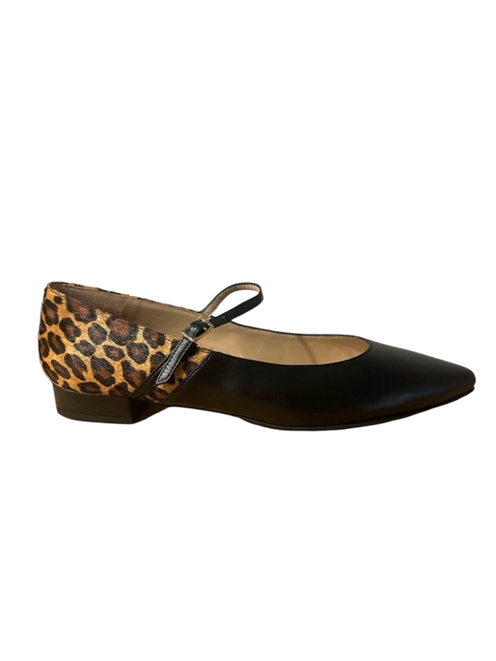 Jon Josef Leopard Print Flats Leather Calf Hair